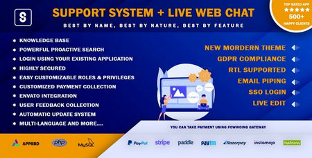 اسکریپت سیستم پشتیبانی و چت آنلاین Best Support System