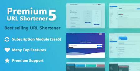 اسکریپت کوتاه کننده لینک Premium URL Shortener نسخه 5.9.9
